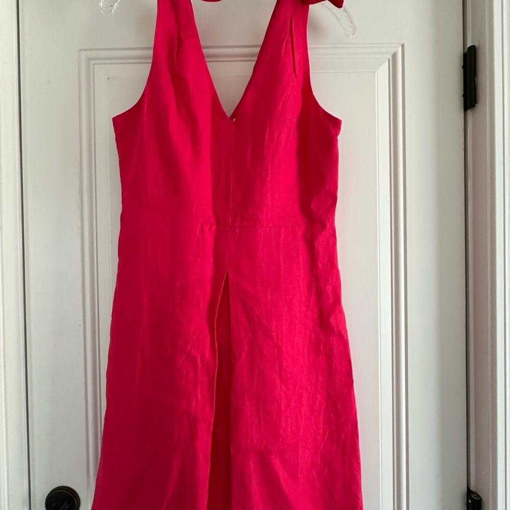 GAP Fuschia Pink Linen Dress